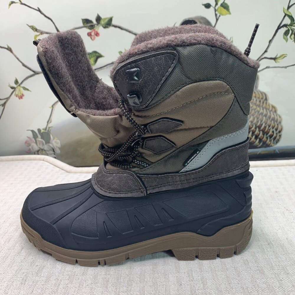 Stylish Women's Lace Up Boots - Black and Brown